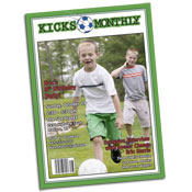 Soccer magazine theme invitations and favors