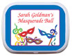 Personalized Mardi Gras party mint tins