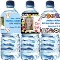 Personalized Bar and Bat Mitzvah water bottle labels