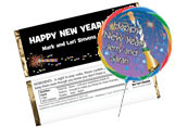 Personalized New Years Candy Bar Wrappers
