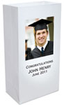 photo luminary bags for graduation party decoration