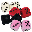 fuzzy dice party favors for casino theme