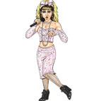 Madonna cutout