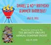 personalized summer party banners