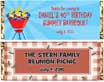personalized summer party candy bar wrappers