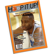 Basketball magazine theme invitations and favors