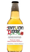 kentucky derby beer bottle label