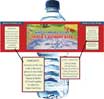 pooltheme water bottle labels