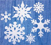 Snowflake cutouts