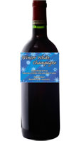 Personalized winter wine bottle labels