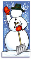 Snowman theme photo op