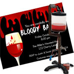blood theme Halloween Party