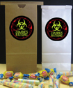 personalized zombie favor bags