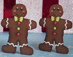 Christmas Gingerbread men props