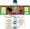 kwanzaa water bottle labels, favors