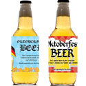 Oktoberfest holiday beer bottle labels