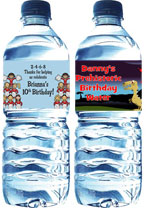 Personalized water bottle labels