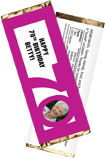 70th Birthday Party Favors, Candy Bar Wrappers