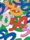 50th anniversary confetti