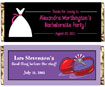 bachelorette party personalized candy bar wrapper