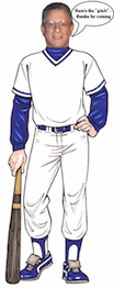 life size baseball player cutout