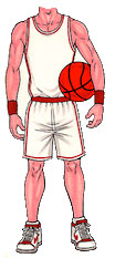 life size basketball player cutout