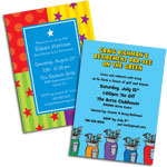 Personalized retirement party invitations, decorations and party supplies