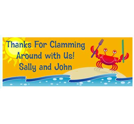 Crab and Clambake Theme Banner