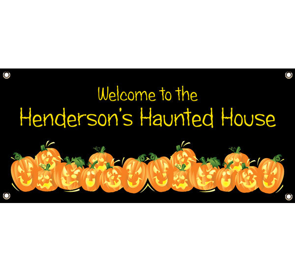Halloween Fun Pumpkins Theme Banner