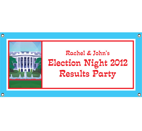 US Election Night Theme Banner