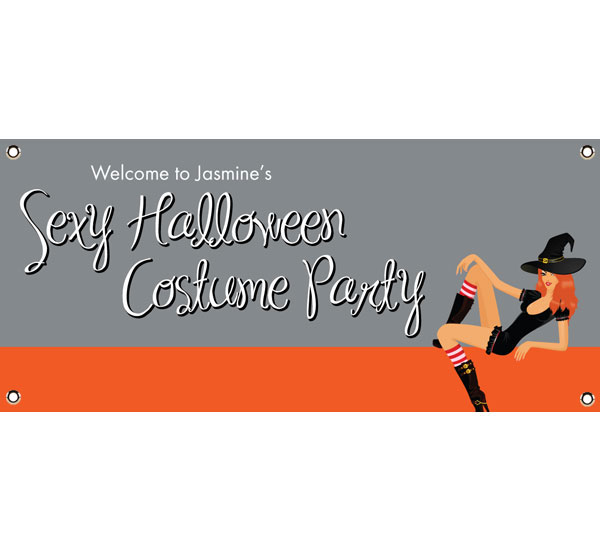 Halloween Sexy Party Theme Banner