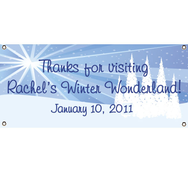 Winter Wonderland Theme Banner
