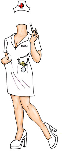 Nurse, Sexy Cutout