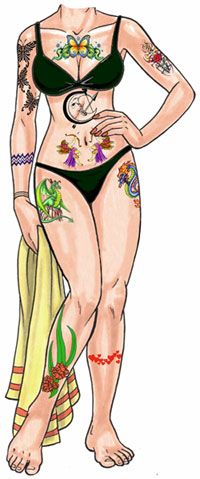 Tattoo Female Cutout