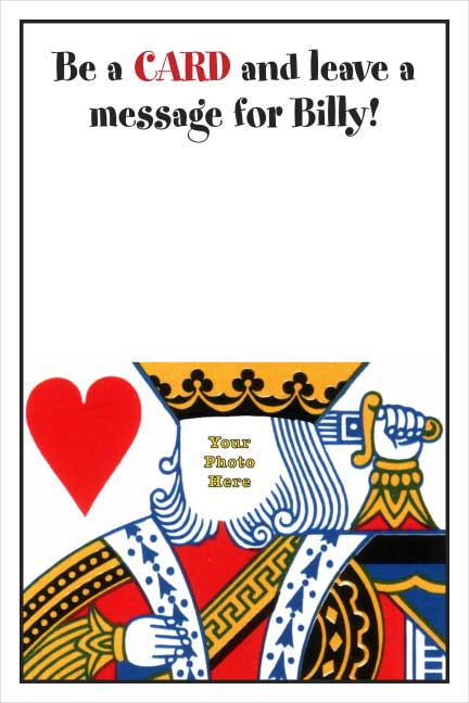 Casino Card, King Sign In Board