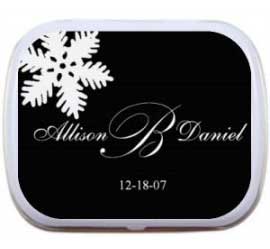 Wedding Winter Theme Mint Tin