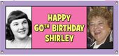 adult birthday banners and signs