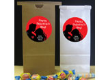 Personalized Valentine's Day party favor bags