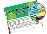 Personalized St. Patrick's Day Candy Bar Wrappers