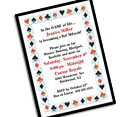 Personalized casino party invitations, decorations and party supplies