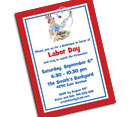 Personalized patriotic party invitations, decorations and party supplies
