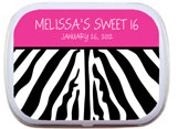 Sweet 16 mint and candy tins