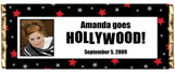Hollywood theme candy bars and candy bar wrapper favors