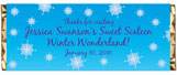 Personalized winter theme candy bar wrappers
