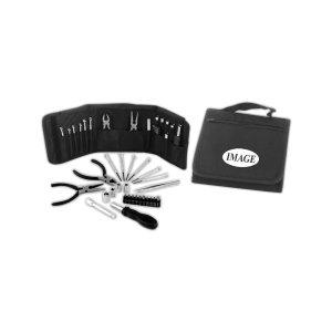 Personalized 27 piece tool set, with a foldable bag  