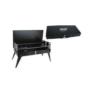 Personalized Barbecue grill, 16 3/4" x 9 1/2" x 15 3/4".