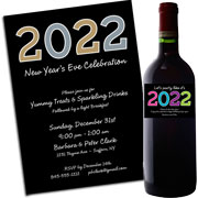 New Year's Eve 2022 Theme Invitations and Favors
