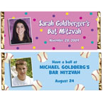 Custom Bar and Bat Mitzvah candy bar wrappers