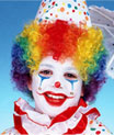 child's clown wig