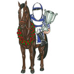 Kentucky Derby Winning Jockey Cutout